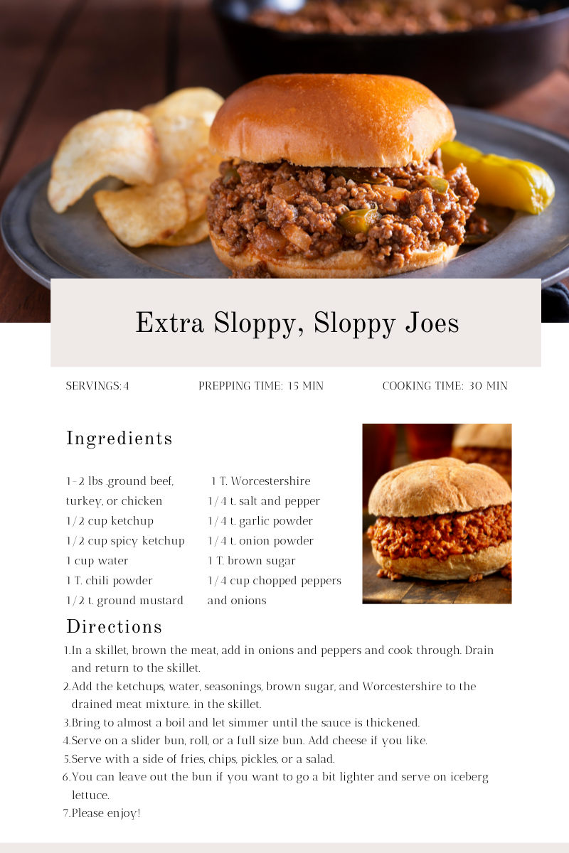 Sloppy Joes