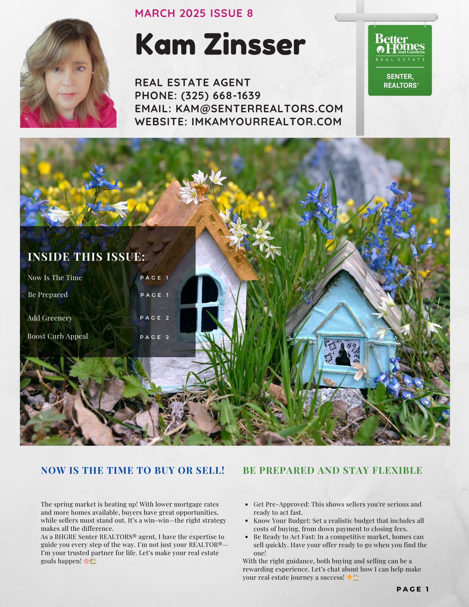 Page 1 Newsletter March 2025